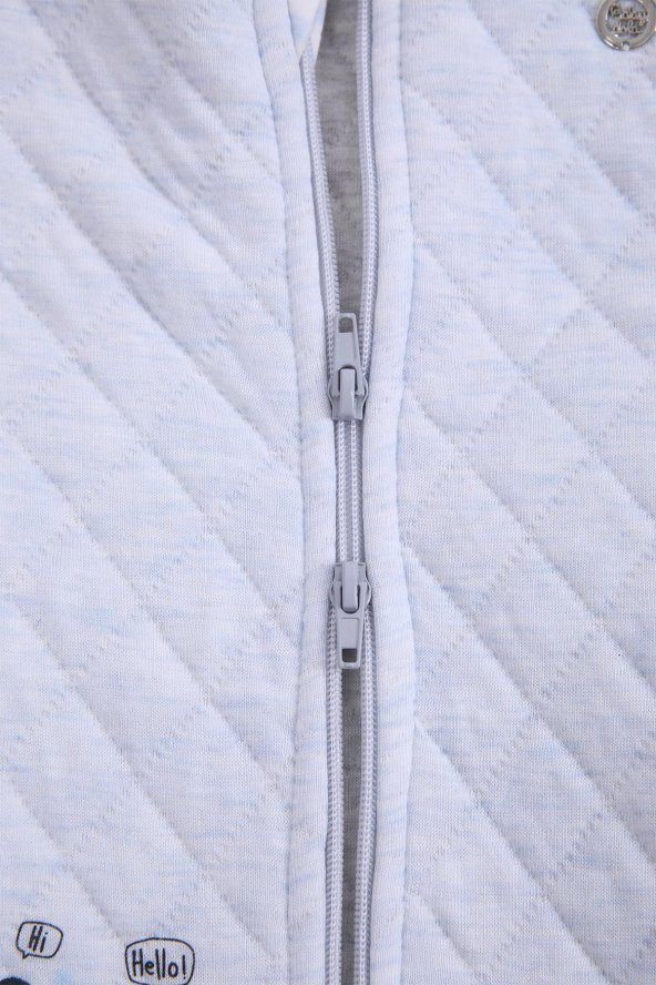 Babyhola 0.5 Tog Çift Yön Fermuarlı 0-24 Ay Kundak Ayaklı Uyku Tulumu Kız Erkek Bebek Yenidoğan 12613 - 4