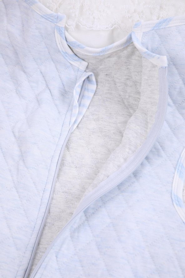 Babyhola 0.5 Tog Çift Yön Fermuarlı 0-24 Ay Kundak Ayaklı Uyku Tulumu Kız Erkek Bebek Yenidoğan 12613 - 7