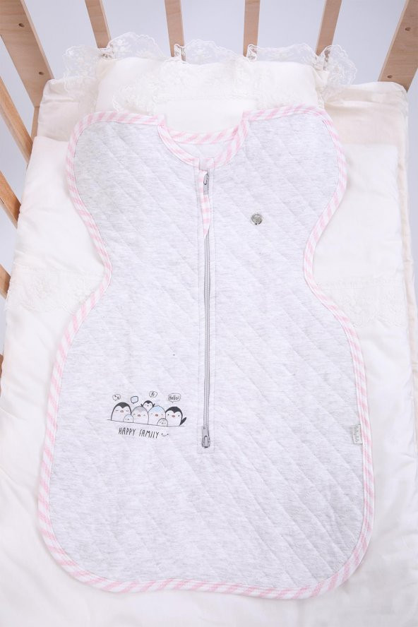 Babyhola 0.5 Tog Çift Yön Fermuarlı 0-24 Ay Kundak Ayaklı Uyku Tulumu Kız Erkek Bebek Yenidoğan 12613 - 9