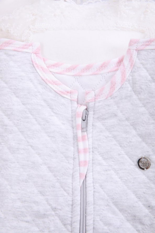 Babyhola 0.5 Tog Çift Yön Fermuarlı 0-24 Ay Kundak Ayaklı Uyku Tulumu Kız Erkek Bebek Yenidoğan 12613 - 11