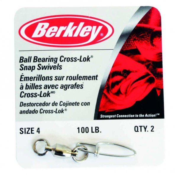 Berkley Mc Mahon Ball Bearing Klipsli Olta Fırdöndüsü  NIKEL NO:6