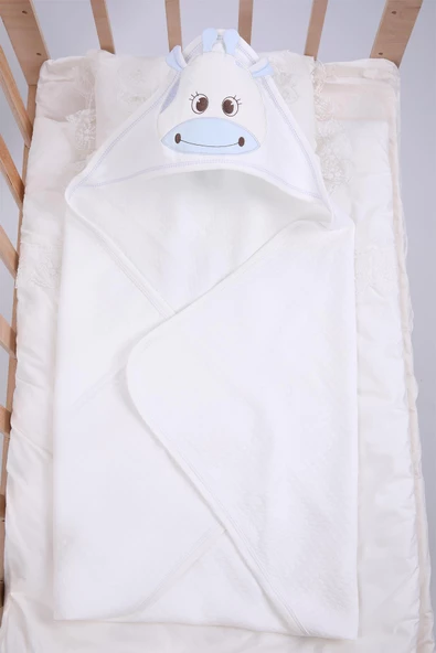 Babyhola %100 Doğal Pamuk Kız Erkek Bebek Kapitone Battaniye Yenidoğan Hediyelik Hastane Çıkışı 6277 - 11