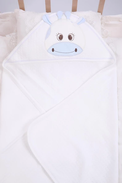 Babyhola %100 Doğal Pamuk Kız Erkek Bebek Kapitone Battaniye Yenidoğan Hediyelik Hastane Çıkışı 6277 - 10