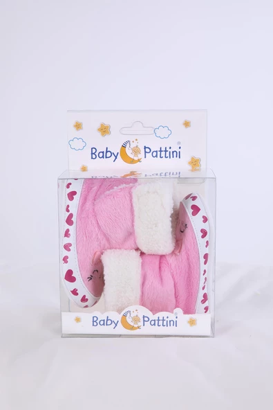Babyhola Kız Erkek Bebek Patik Panduf Yenidoğan İlk Adım Ayakkabı Kutulu Hediyelik 51711 - 7