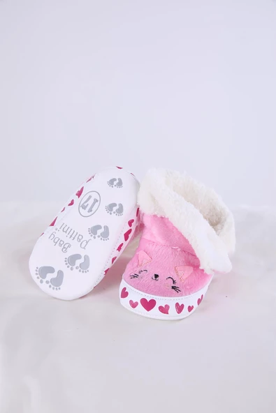 Babyhola Kız Erkek Bebek Patik Panduf Yenidoğan İlk Adım Ayakkabı Kutulu Hediyelik 51711 - 10