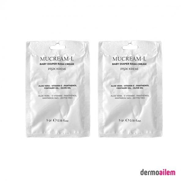 Mucream-L Pişik Kremi 5 ml 2li
