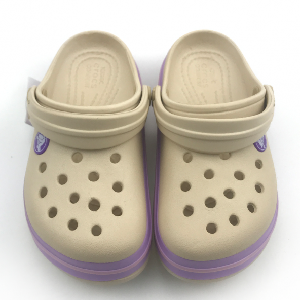 ÇOCUK CROCS CROCBAND COMFORT BEJ LİLA TERLİK