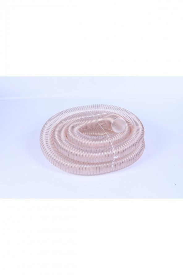 Şeffaf Poliüretan Spiral Hortum (TOZ TALAŞ) 127 Mm - 2