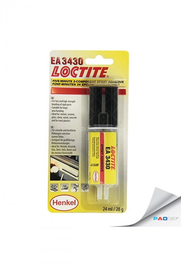 Loctıte Ea 3430 Iki Bileşenli Genel Amaçlı Yapıştırıcı 50 G/ml