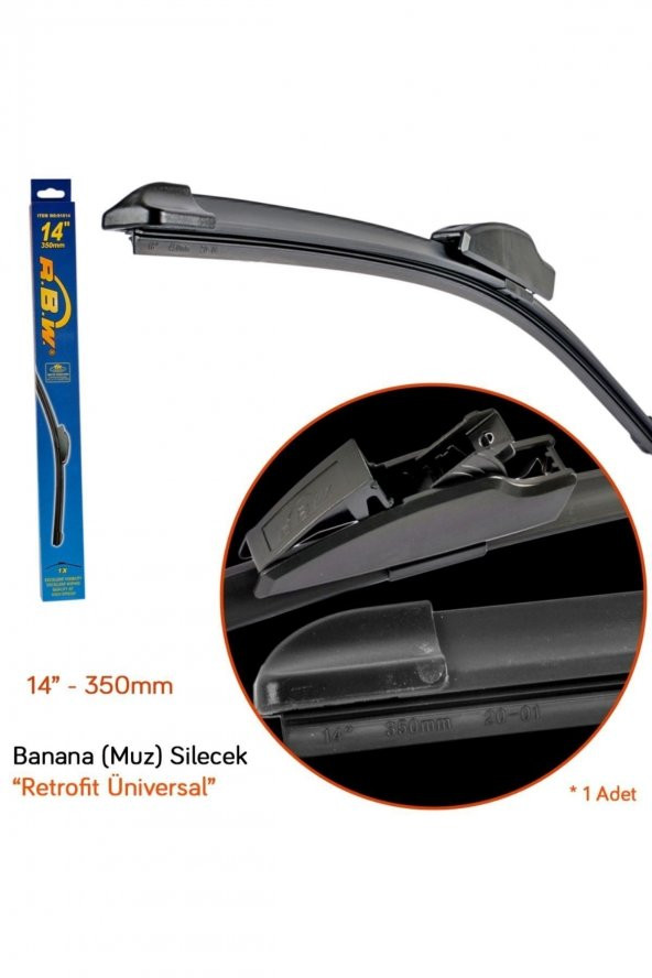 Muz (BANANA) Tip Silecek Universal 35 Cm - 2