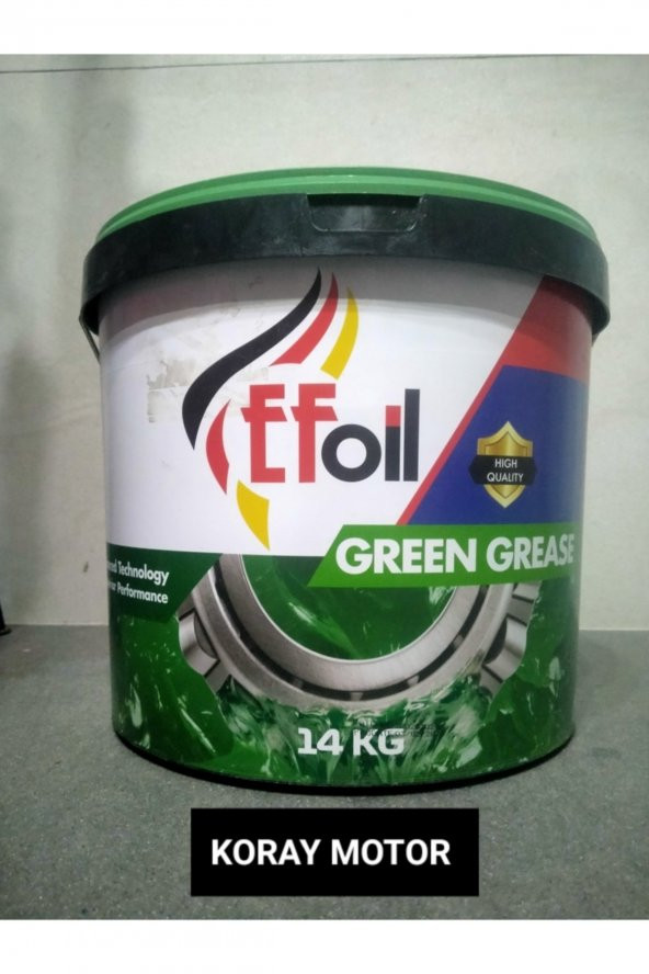 Kauçuklu Yeşil Gres 14 Kg Kova - 1