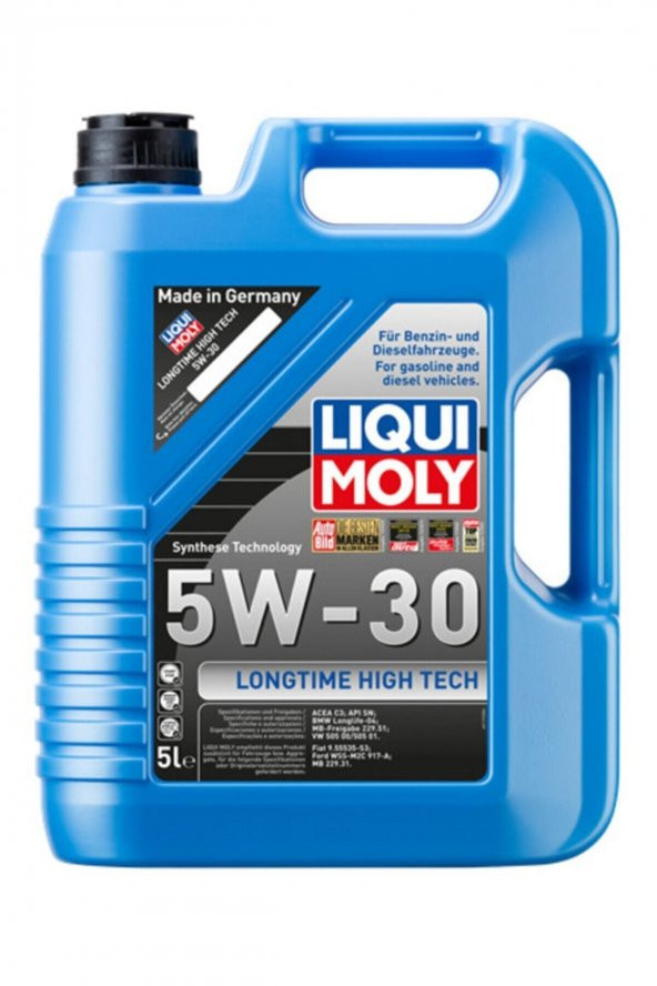 Liqui Moly 5w30 Sentetik Motor Yağı Long Time High Tech 5lt.9507