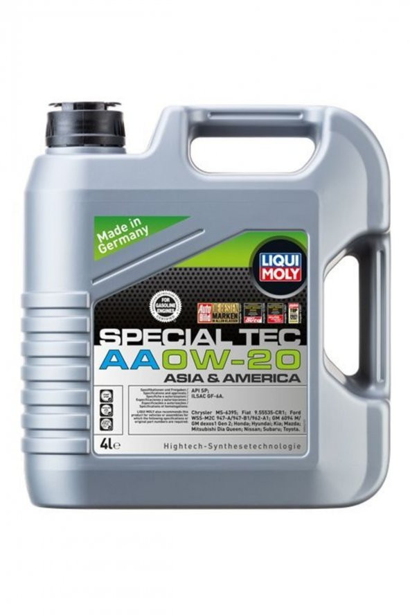 Lıquı Moly 0w-20 Special Tec Aa 4 Litre (9705) ürün görseli