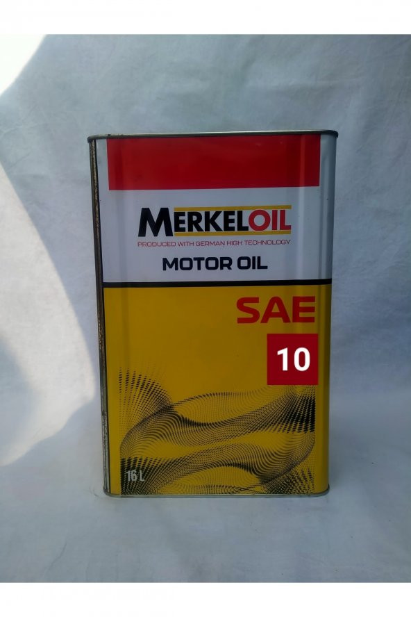 10 Numara Yağ Merkel Oil 16 Lt Teneke