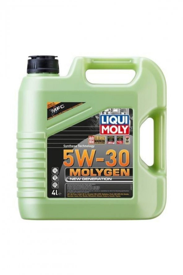 5w30 Motor Yağı Molygen New Generation 4 Litre (9089)