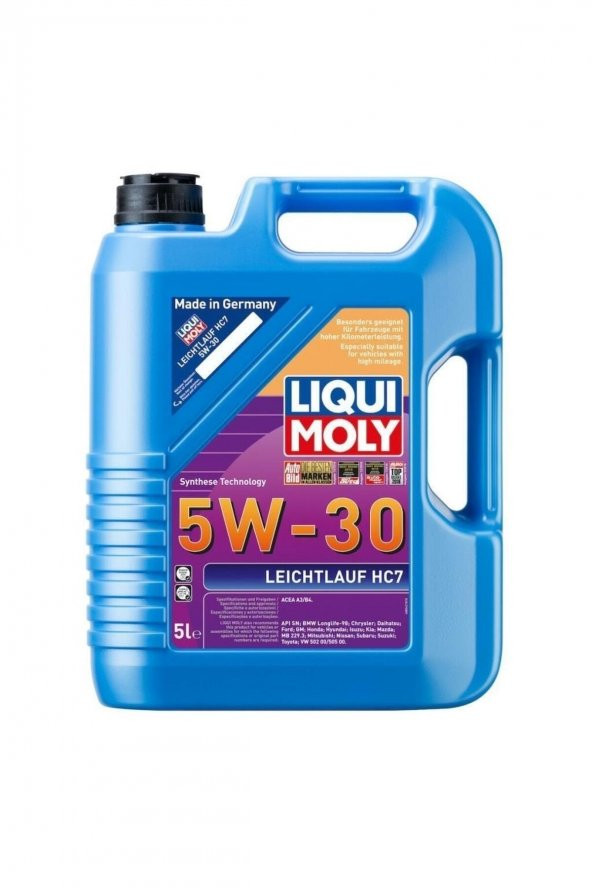 Leıchtlauf Hc7 5w-30 Motor Yağı 5 Lt