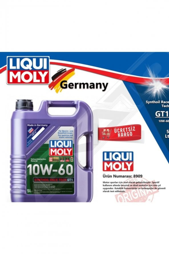 Lıquı Moly 10w-60 Synthoil Race Tech Gt1 Motor Yağı - 2