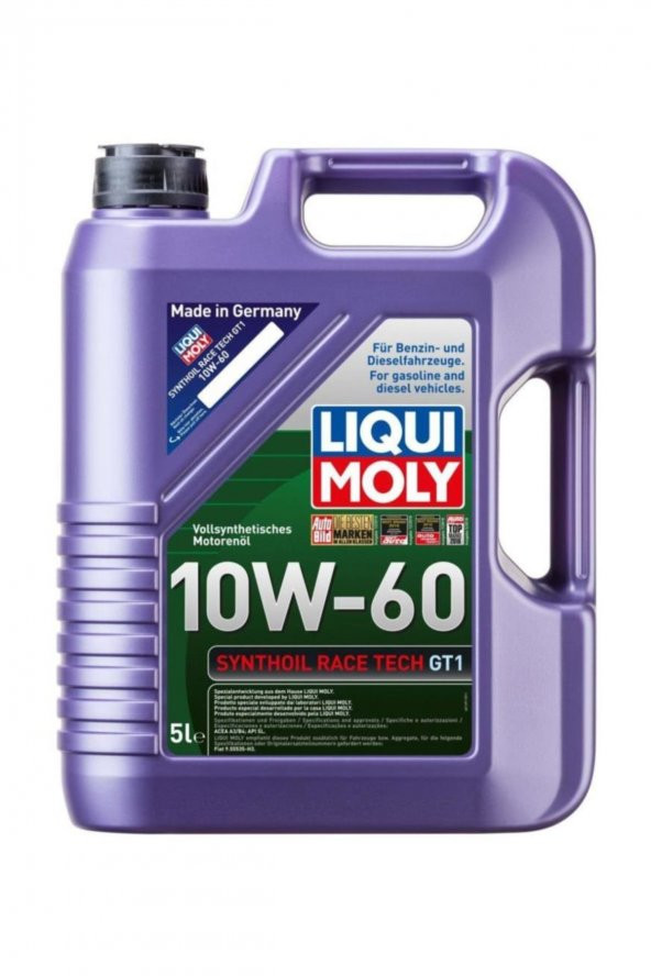 Synthoil Race Tech Gt1 10w-60 Sen. Mot. Yağı 5 Lt.8909