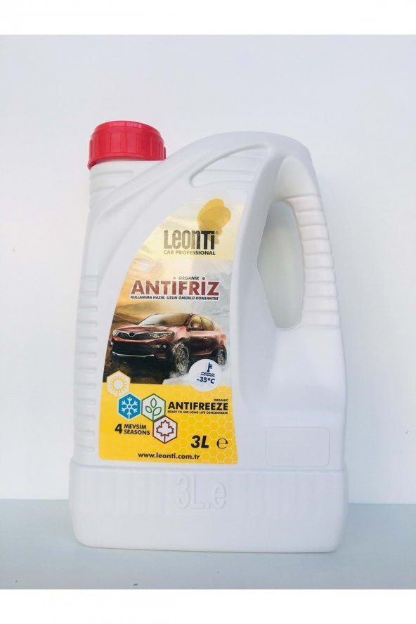 Organik Kırmızı Antifiriz -35c 3lt