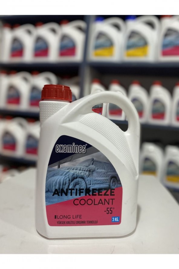 3 lt Kırmızı Antifiriz