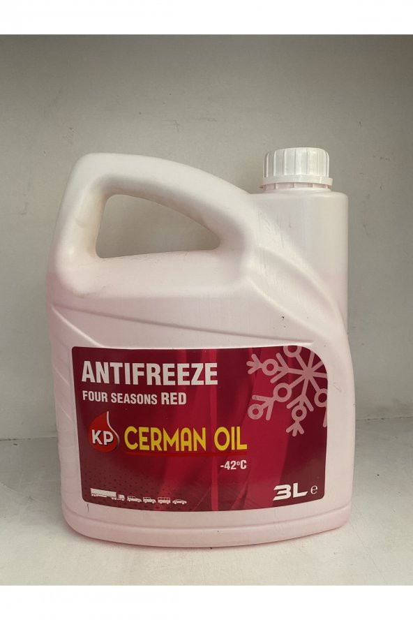 Kırmızı Antifiriz -42 Derece 3lt  Uyumlu