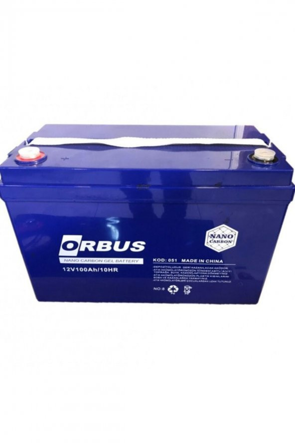 Orbus 100 Amper Deep Cycle Jel Karbon Jel Akü - 2