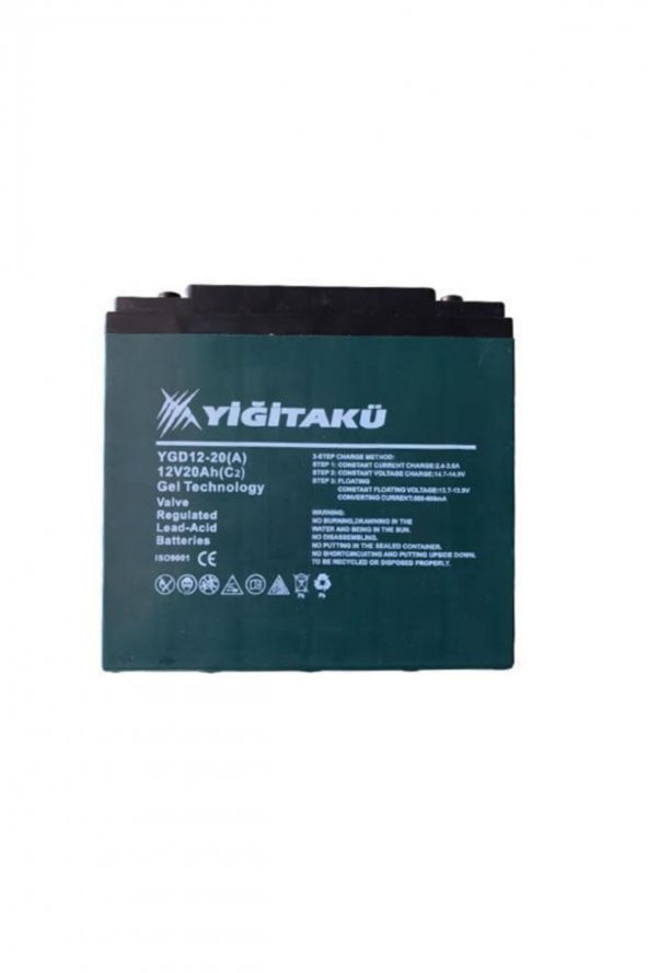 Yiğit Akü Elektrikli Bisiklet Aküsü 12v 20ah Jel Akü - Resim 2