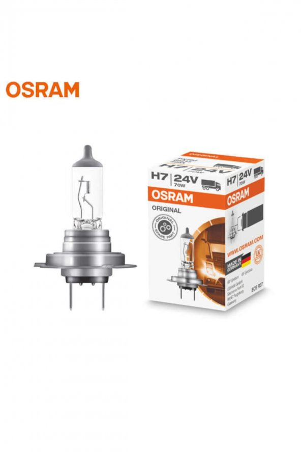 Halogen Ampul H7 24v 70w Far Ve Sis (tek Flamanli)-