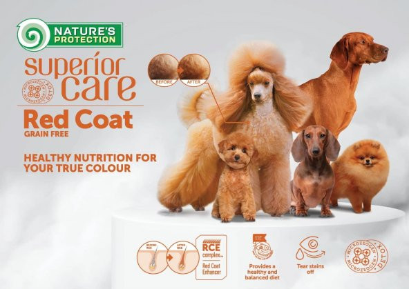 NP Red Coat All Breeds Adult Dog Food with Poultry Tahılsız Kümes Hayvanlı Bütün Irklar için Yetişkin Kızıl Köpek Maması 1,5 Kg - Resim 2