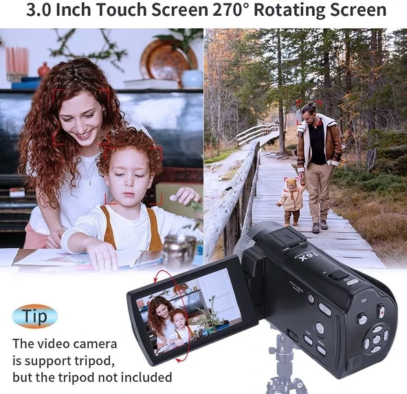 ORDRO HDV-V12 HD 1080P Video Kamera Kaydedici - 3