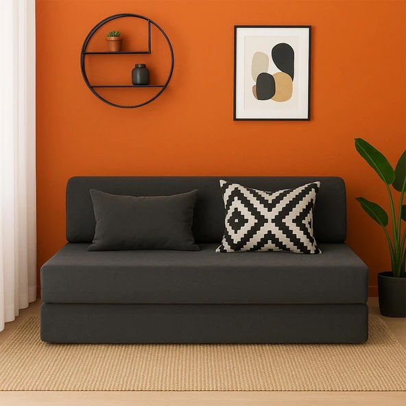 Homedius Magic Yataklı Katlanır Çift Kişilik Koltuk Antrasit - 2