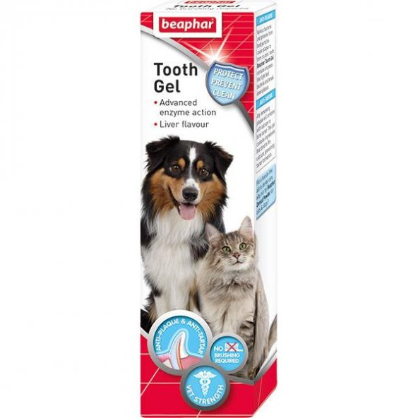 BEAPHAR Tooth Jel Kedi ve Köpekler için Enzim Etkili Diş Jeli 100 ml