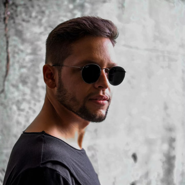 RayBan RB3447 029 50 21 Round metal Unisex Güneş Gözlüğü - 4