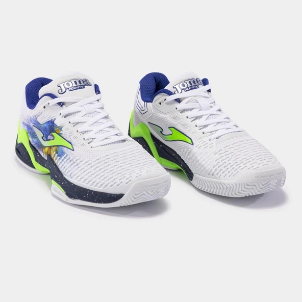 Joma Ace Erkek Beyaz Toprak Kort Tenis Ayakkabısı TACEW2332C - 2