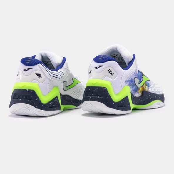 Joma Ace Erkek Beyaz Toprak Kort Tenis Ayakkabısı TACEW2332C - 3