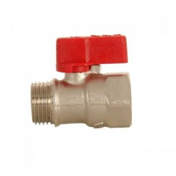 Eca 1/2" Mini Küresel Valf - Kırmızı Volanlı 102122028