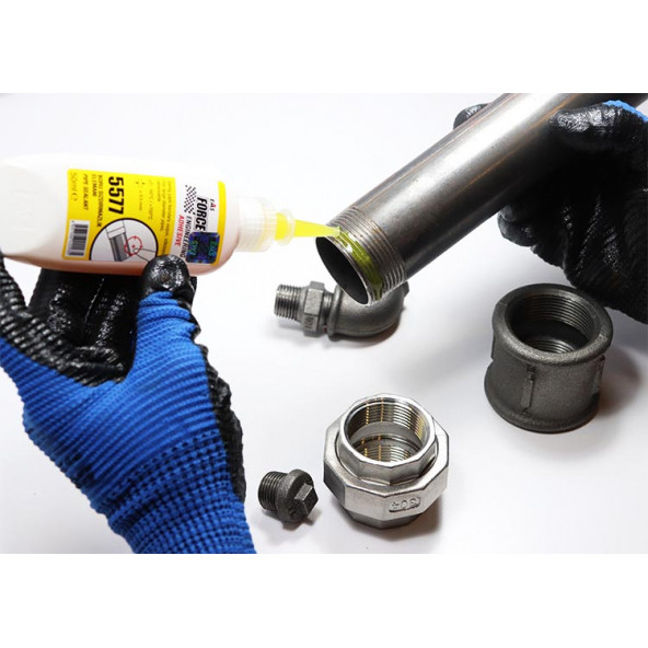 EMS FORCE 5577 Boru Dişli Macun Sızdırmazlık Elemanı Teflon Sıvı Conta Keten 250 ML - 3