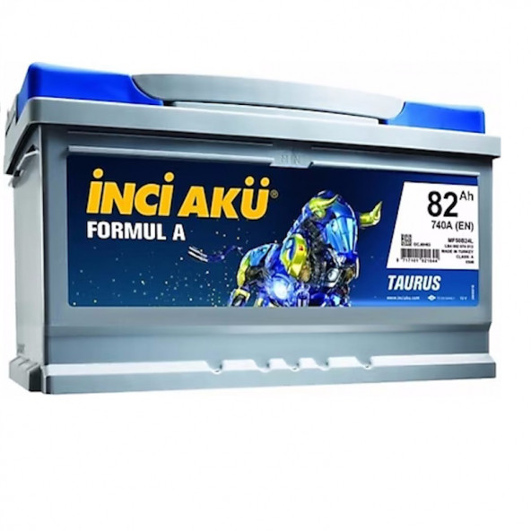 İnci Formul A Taurus 12 V 82 Ah 740  A(EN) Akü