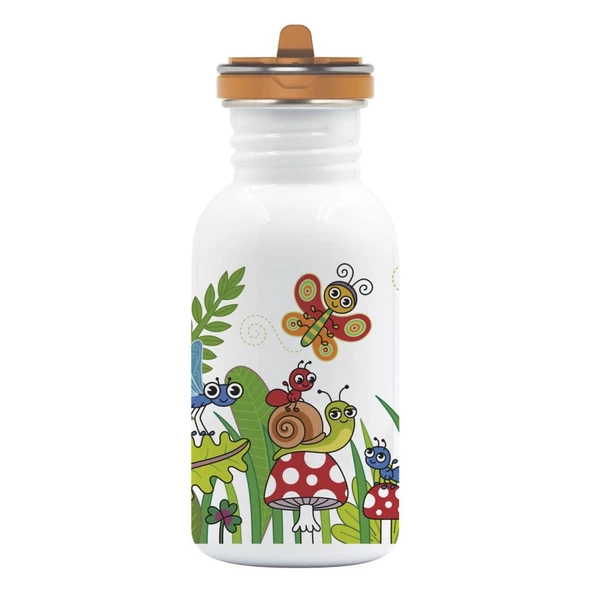 Laken Çelik 18/8 Flow Basic Şişe 0,50L - Bichitos LKBSFBI - Resim 2