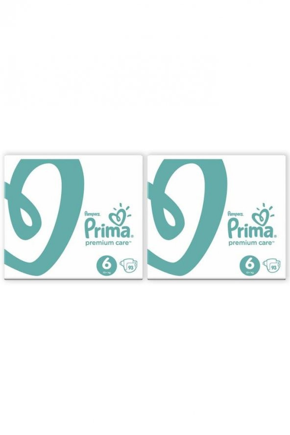 Prima Premium Care Bebek Bezi 6 Beden 186 Adet 2 Aylık Fırsat Paketi - 2