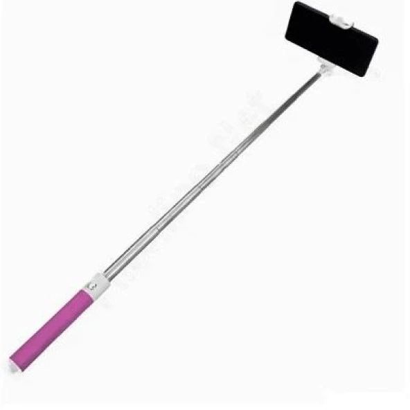 Global SR342 Katlanabilir Type-C Selfie Stick Çubuğu Pembe WNE0319