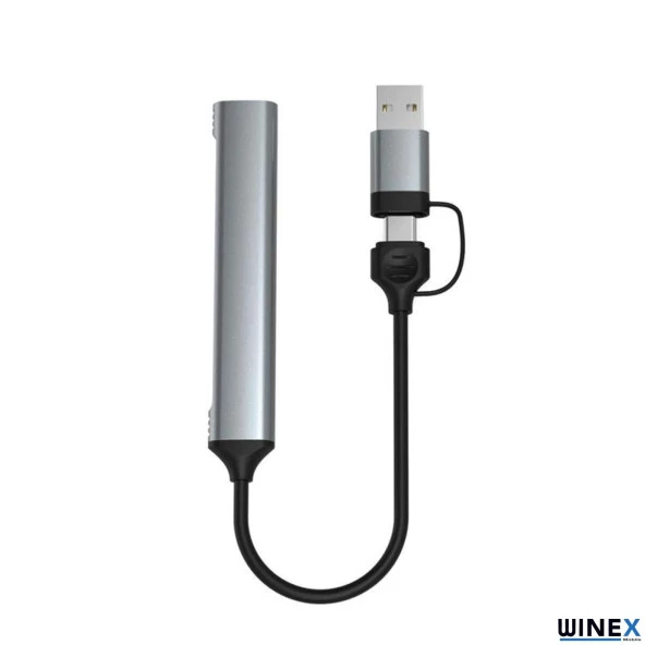 Global 4in1 UsbA ve Type-C To UsbA 3.01 Çoklayıcı Hub Adaptör WNE0165