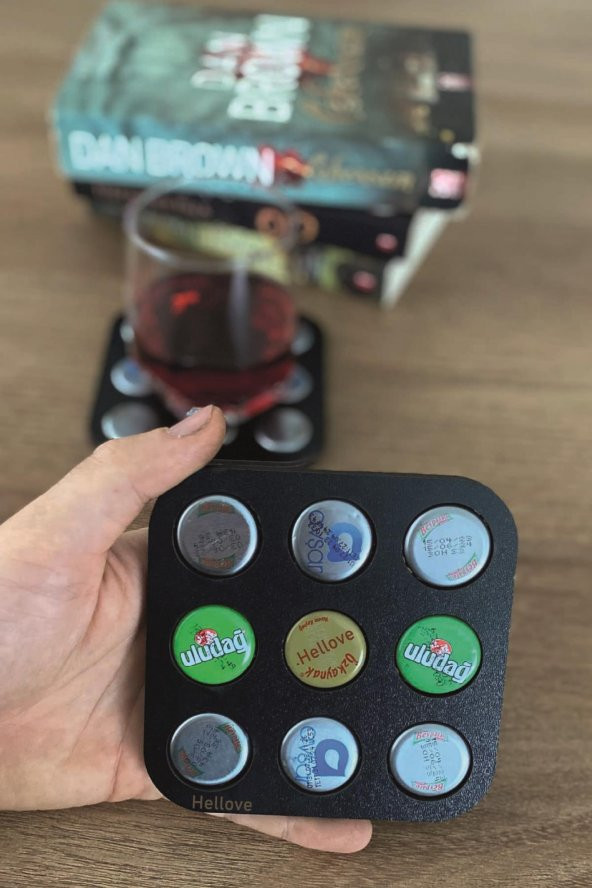 Bardak Altlığı 1Adet Şişe Kapağı Eklenen Soda Gazoz Bira  Kapağı Sonradan Eklemeli - 4