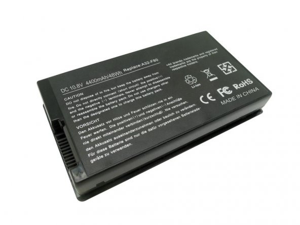 RETRO Asus F80, F81, F83, X61, X82, X85, X88, A32-F80 Notebook Bataryası - Siyah