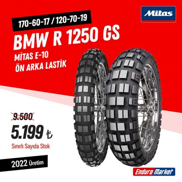 BMW R1250GS E-10 LASTİK TAKIMI