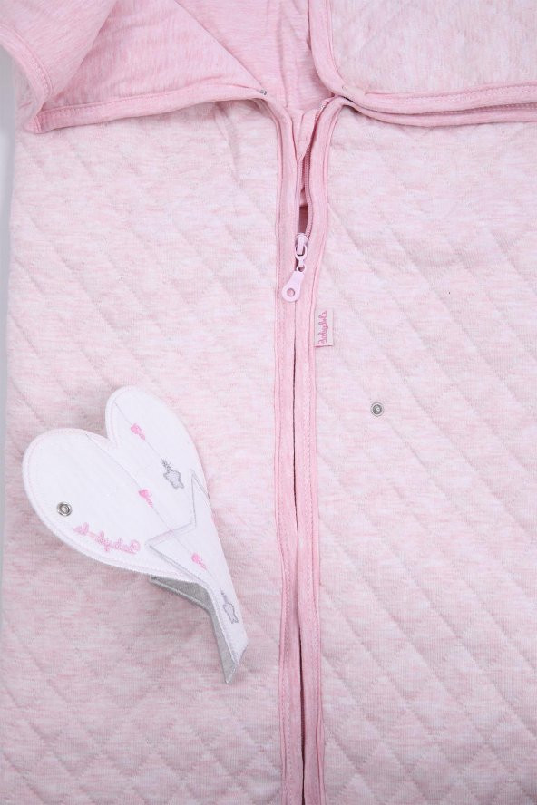 Babyhola %100 Pamuk Kız Erkek Bebek Kapitone Kundak Battaniye Yenidoğan Hediyelik Hastane Çıkışı 11342 - 4