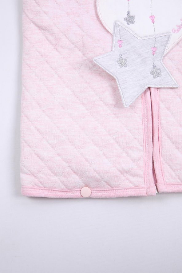 Babyhola %100 Pamuk Kız Erkek Bebek Kapitone Kundak Battaniye Yenidoğan Hediyelik Hastane Çıkışı 11342 - 6