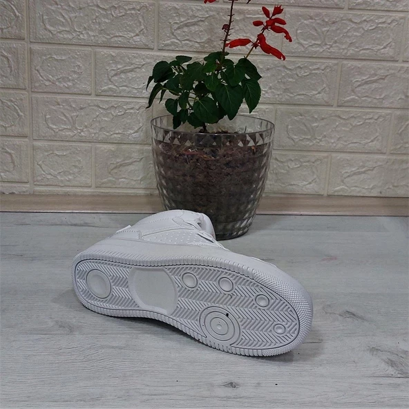 Kinetix Enner Pu Hı Beyaz Fuspetli Boğazlı Kaymaz Spor Ayakkabı - 9