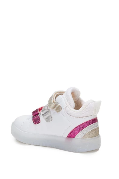 Vicco Rainbow 220.P22K.180 Kız Çocuk Işıklı Sneaker Bot Beyaz Fuşya 26-30 - Resim 3