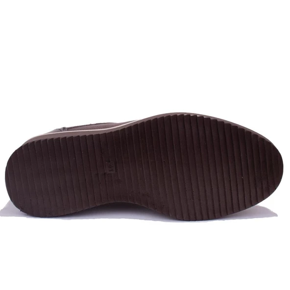 Dagoster DMA08-1329 Kahve Ortopedik Günlük Erkek Deri Ayakkabı - Resim 4